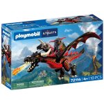 Playmobil knights 72114 - dragon noir & chevalier