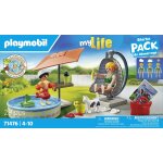 Playmobil my life 71476 - maman et enfant avec fauteuil suspendu (pack de d�marrage)