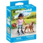 Playmobil my life 71739 - jeune fille rolleuse avec retriever