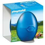 Playmobil les oeufs de p�ques 4943 - enfant avec tracteur et remorque