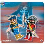 Playmobil pirates 5814 - duo pirate et corsaire