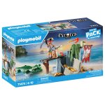 Playmobil pirates 71473 - pirate avec alligator (pack de d�marrage)