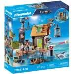 Playmobil pirates 71792 - port et repaire de pirates avec prisons