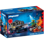 Playmobil policiers 72066 - v�hicule d'intervention swat - promo pack