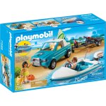 Playmobil summer fun 71589 - voiture avec bateau et moteur submersible