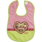 Playshoes bavoir par bardane landhaus, pink / vert