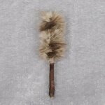Plumeau de plumes miniatures echelle 1:12, ornement de maison de poupe, modle outil de nettoyage, chambre ...