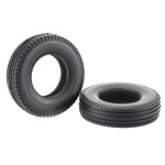 Pneus en caoutchouc pour voiture radiocommande 1 / 14, 2 pices, pour tracteur 1:14 tamiya, remorque ...