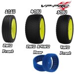 Pneu de course pour buggy v4 pro rc 1 / 10 4wd 2wd 202 408, arrondi cactus evo 12mm ecrou rc, eponge ...