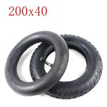 Pneu pliant de v�lo 200x40 pouces pour scooter, accessoires de moto pour b�b�, roue de 8 pouces, pneu ...