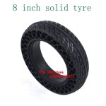 Pneu solide de 8 pouces 200x50, pour scooter electrique, tricycle, chariot, roue antid�flagrante, pneu ...