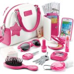 Pochette de jeu pour filles et tout - petits - accessoires pour filles: tlphone jouet, portefeuille ...