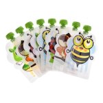 Pochette de rangement rutilisable et scelle sans bpa, 8 pices, pour aliments complmentaires, sac ...