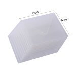 Pochettes de rangement de timbres, 10 pices, matrices de dcoupe, enveloppes claires, organisateurs ...
