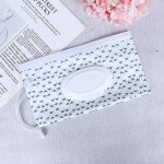 Pochette de transport pour lingettes humides, sac de lingettes humides propres pour poussette, pochette ...