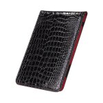 Podomtre de jeu de golf en cuir pu crocodile, avec porte - crayon, aide a l'entranement, podomtre, ...