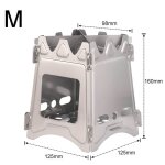 Po�le a bois de camping portable en titane, sac a dos, br�leur d'alcool, cuisini�re touristique, survie ...