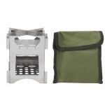 Poêle à bois pliable portable en acier inoxydable, mini cuiseur pour camping en plein air voyage randonnée ... Poêle à bois pliable portable en acier inoxydable, mini cuiseur pour camping en plein air voyage randonnée ...