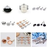 Pole a frire multi - styles, marmite, bouilloire, ustensiles de cuisine, micro vapeur, jouet miniature ...