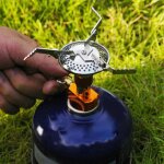 Poêle pliant avec connecteur coupe - vent, brûleur a gaz de camping, ustensile de cuisine, cuisinière ... Poêle pliant avec connecteur coupe - vent, brûleur a gaz de camping, ustensile de cuisine, cuisinière ...