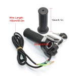 Poigne d'acclrateur pour vlo lectrique 24v / 36v / 48v, avec affichage de la batterie lcd, poigne ...
