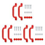 Poigne antidrapante pour aire de jeux pour enfants, 3 paires, kits de matriel de montage, cadre d'escalade, ...