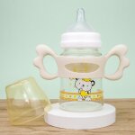 Poignées de biberons en silicone a col large, accessoires d'alimentation pour bébés Poignées de biberons en silicone a col large, accessoires d'alimentation pour bébés
