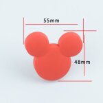 Poignée de chambre en silicone pour enfants, design de dessin animé créatif, couleur rose, rouge, noir, ... Poignée de chambre en silicone pour enfants, design de dessin animé créatif, couleur rose, rouge, noir, ...