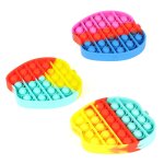 Poign�e de jeu fidget toys pack son carr� antistress, nouvelle bulle arc - en - ciel pour les mains squishy ...