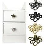 Poignées de meuble en alliage de zinc en forme de pieuvre, pour porte, chambre d'enfant, quincaillerie ... Poignées de meuble en alliage de zinc en forme de pieuvre, pour porte, chambre d'enfant, quincaillerie ...