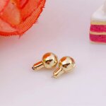 Poign�es de porte en alliage pour maison de poup�e, 2 pi�ces / paquet, accessoires miniatures vintage ...