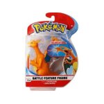 Pokemon dracaufeu - figurine deluxe action : fonction de combat - pokemon orange - jouet garcon