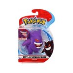 Pokemon ectoplasma - figurine deluxe action : fonction de combat - pokemon violet - jouet garcon