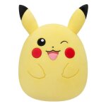 Pokmon - squishmallow vague 3 - peluche moyenne pikachu clin d'oeil