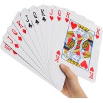 Poker cards in xxl - cartes a jouer au poker gant jeu de cartes gant avec 52 cartes