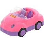 Voiture jouet - polesie - cabriolet lapin - plastique - 21 x 13, 5 x 11, 3 cm - mixte