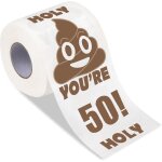 Polki - vous etes 50 papier toilette imprim cadeau de billon, meilleur ami cadeaux danniversaire ...
