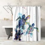 Polki - rideau de douche baby sea turtles 7, 6 cm par suren nersisyan 187, 8 cm h x 180, 3 cm l x 0, ...