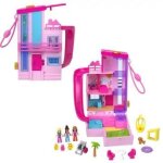 Polly pocket - maison de reve barbie - coffret avec 3mini - figurines hwp11