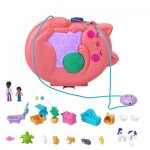 Polly pocket - sac surprise chat c�lin - coffret mini figurines - 4 ans et +