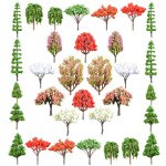 Modle de pommier a monter soi - mme, 4. 2 - 9. 7cm(1. 65 - 3. 8 pouces), echelle ho 1:85, architecture ...