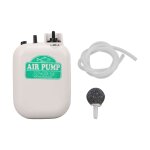 Pompe  air d'aquarium avec tube en pierre, silencieux, aliment par batterie, arateur portable de petite ...