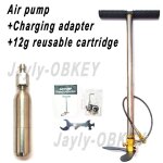 Pompe a air manuelle 30mpa, pices rechargeables pour gonfler la cartouche co2, adaptateur pour pneu ...
