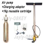 Pompe a air manuelle 30mpa, pices rechargeables pour gonfler la cartouche co2, adaptateur pour pneu ...