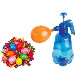 Pompe a ballons d'eau 1, 5 l avec 500 ballons, jouet d'extérieur léger et portable Pompe a ballons d'eau 1, 5 l avec 500 ballons, jouet d'extérieur léger et portable