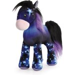 Poney en peluche debout starflower 35cm green
