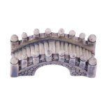 Pont miniature en r�sine, jouet pour d�coration de jardin f�erique d'int�rieur, artisanat d'art #2