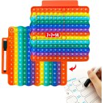 Pop it fidget toys, popite pour enfant, table de multiplication et d'addition popit, jouets anti stress ...