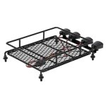 Porte - bagages de toit rc, barre de lumire led pour 1 / 10 1 / 8 cc01 d90 axial scx10