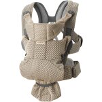 Porte b�b� move mesh 3d gris / beige - babybj�rn